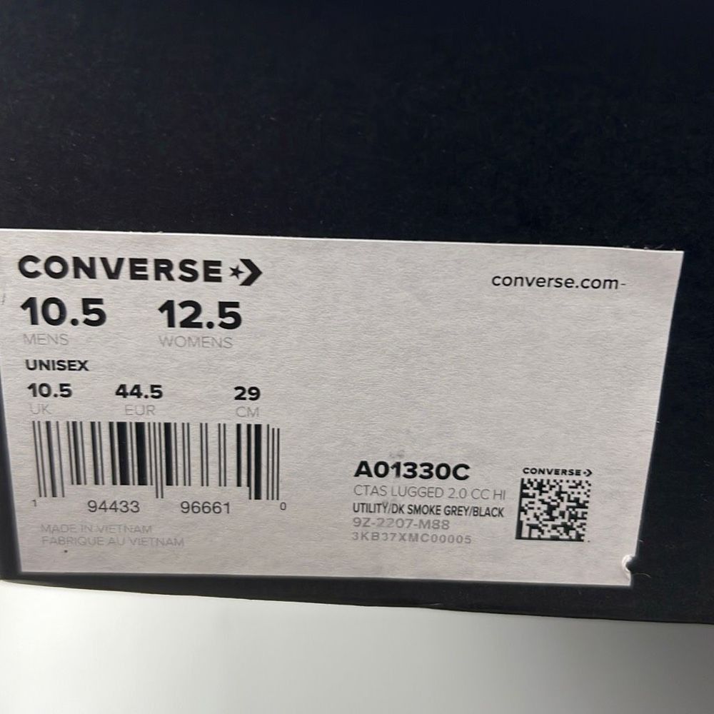 Converse Chuck Taylor All Star Lugged 2.0 Climate A01330C Men's Sz 10.5 Green NW - Picture 4 of 11